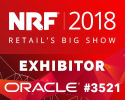 NRF 2018 Exhibitor - Oracle Booth #3521