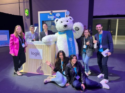 Posing with the Snowflake gang at their Data Cloud World Tour in London